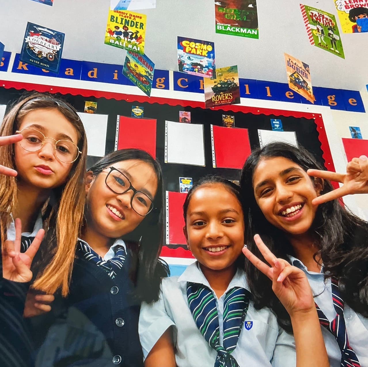 The KIP girls — Aashi, Matilde, Rose and Ava